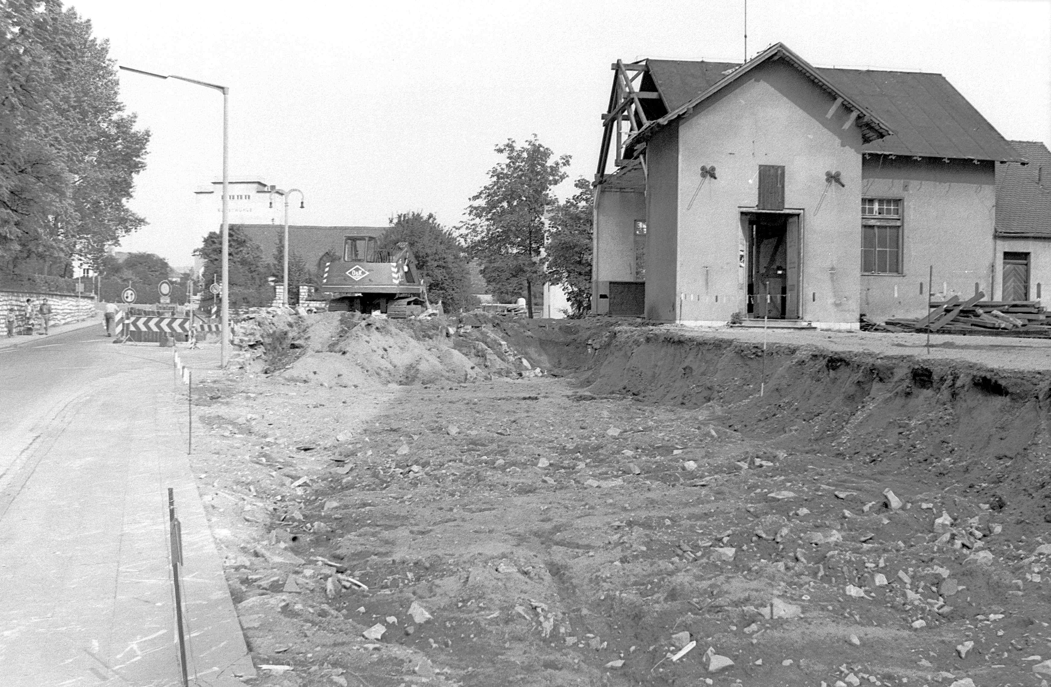 074 Abriss der alten Fachoberschul Turnhalle